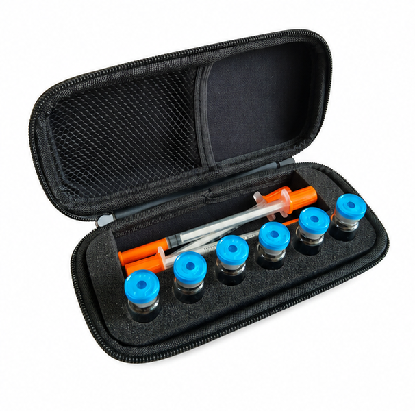 Multi-Size Vial Organizer — Fits 1-10ml Peptide & Insulin Vials